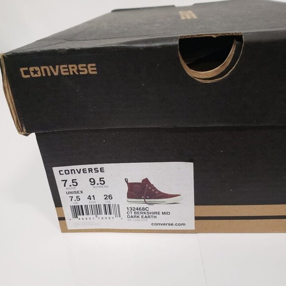 Converse Chuck Taylor all Star Berkshire mid Sneakers 132468C Size M/7.5 W/9.5 - Picture 7 of 8